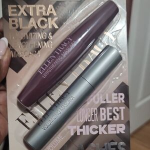 Ellen Tracy Extra Black Mascara Duo - Purple and Silver